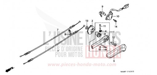 BARRE RENVERSEMENT MARCHE GL1500AV de 1997